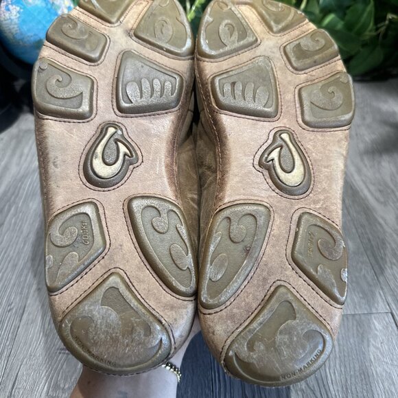 Olukai Moloa Men's Leather Slip On Shoes Water Beach Brown Size 11 - Picture 8 of 10